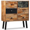 vidaXL - Wandkast - met - 6 - lades - 70x30x76 - cm - massief - gerecycled - teakhout