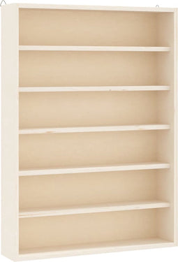 vidaXL - Wandkast - met - 6 - schappen - 40x8,5x55 - cm
