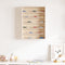 vidaXL - Wandkast - met - 6 - schappen - 40x8,5x55 - cm