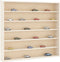 vidaXL - Wandkast - met - 6 - schappen - 60x8,5x55 - cm