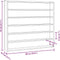 vidaXL - Wandkast - met - 6 - schappen - 60x8,5x55 - cm