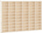 vidaXL - Wandkast - met - 60 - vakken - 60x4,5x40,5 - cm