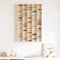 vidaXL - Wandkast - met - 90 - vakken - 50,5x4,5x79 - cm