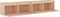 vidaXL - Wandkasten - 2 - st - 100x30x35 - cm - massief - grenenhout