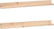 vidaXL - Wandkasten - 2 - st - 110x11x9 - cm - massief - grenenhout