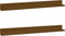 vidaXL - Wandkasten - 2 - st - 110x11x9 - cm - massief - grenenhout - honingbruin
