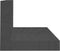 vidaXL - Wandkasten - 2 - st - 110x11x9 - cm - massief - grenenhout - grijs