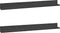 vidaXL - Wandkasten - 2 - st - 110x11x9 - cm - massief - grenenhout - grijs
