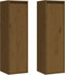 vidaXL - Wandkasten - 2 - st - 30x30x100 - cm - massief - grenenhout - honingbruin