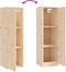 vidaXL - Wandkasten - 2 - st - 30x30x100 - cm - massief - grenenhout