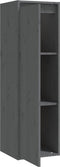 vidaXL - Wandkasten - 2 - st - 30x30x100 - cm - massief - grenenhout - grijs