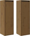 vidaXL - Wandkasten - 2 - st - 30x30x100 - cm - massief - grenenhout - honingbruin