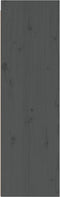 vidaXL - Wandkasten - 2 - st - 30x30x100 - cm - massief - grenenhout - grijs