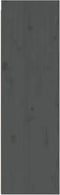 vidaXL - Wandkasten - 2 - st - 30x30x100 - cm - massief - grenenhout - grijs