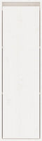 vidaXL - Wandkasten - 2 - st - 30x30x100 - cm - massief - grenenhout - wit