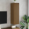 vidaXL - Wandkasten - 2 - st - 30x30x100 - cm - massief - grenenhout - honingbruin