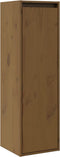 vidaXL - Wandkasten - 2 - st - 30x30x100 - cm - massief - grenenhout - honingbruin