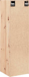vidaXL - Wandkasten - 2 - st - 30x30x100 - cm - massief - grenenhout