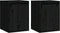 vidaXL - Wandkasten - 2 - st - 30x30x40 - cm - massief - grenenhout - zwart