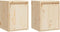 vidaXL - Wandkasten - 2 - st - 30x30x40 - cm - massief - grenenhout