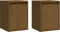 vidaXL - Wandkasten - 2 - st - 30x30x40 - cm - massief - grenenhout - honingbruin