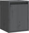 vidaXL - Wandkasten - 2 - st - 30x30x40 - cm - massief - grenenhout - grijs