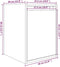 vidaXL - Wandkasten - 2 - st - 30x30x40 - cm - massief - grenenhout - wit