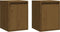 vidaXL - Wandkasten - 2 - st - 30x30x40 - cm - massief - grenenhout - honingbruin
