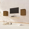 vidaXL - Wandkasten - 2 - st - 30x30x40 - cm - massief - grenenhout - honingbruin