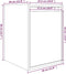 vidaXL - Wandkasten - 2 - st - 30x30x40 - cm - massief - grenenhout - zwart