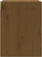 vidaXL - Wandkasten - 2 - st - 30x30x40 - cm - massief - grenenhout - honingbruin