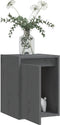vidaXL - Wandkasten - 2 - st - 30x30x40 - cm - massief - grenenhout - grijs