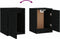 vidaXL - Wandkasten - 2 - st - 30x30x40 - cm - massief - grenenhout - zwart