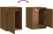 vidaXL - Wandkasten - 2 - st - 30x30x40 - cm - massief - grenenhout - honingbruin