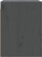 vidaXL - Wandkasten - 2 - st - 30x30x40 - cm - massief - grenenhout - grijs