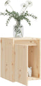 vidaXL - Wandkasten - 2 - st - 30x30x40 - cm - massief - grenenhout