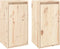 vidaXL - Wandkasten - 2 - st - 30x30x60 - cm - massief - grenenhout