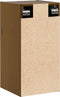 vidaXL - Wandkasten - 2 - st - 30x30x60 - cm - massief - grenenhout - honingbruin
