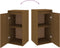 vidaXL - Wandkasten - 2 - st - 30x30x60 - cm - massief - grenenhout - honingbruin