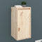 vidaXL - Wandkasten - 2 - st - 30x30x60 - cm - massief - grenenhout