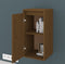 vidaXL - Wandkasten - 2 - st - 30x30x60 - cm - massief - grenenhout - honingbruin