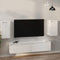 vidaXL - Wandkasten - 2 - st - 30x30x60 - cm - massief - grenenhout - wit