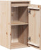 vidaXL - Wandkasten - 2 - st - 30x30x60 - cm - massief - grenenhout
