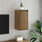 vidaXL - Wandkasten - 2 - st - 30x30x60 - cm - massief - grenenhout - honingbruin