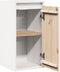 vidaXL - Wandkasten - 2 - st - 30x30x60 - cm - massief - grenenhout - wit
