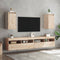 vidaXL - Wandkasten - 2 - st - 30x30x60 - cm - massief - grenenhout