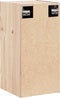 vidaXL - Wandkasten - 2 - st - 30x30x60 - cm - massief - grenenhout