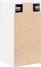 vidaXL - Wandkasten - 2 - st - 30x30x60 - cm - massief - grenenhout - wit