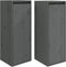 vidaXL - Wandkasten - 2 - st - 30x30x80 - cm - massief - grenenhout - grijs