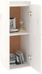 vidaXL - Wandkasten - 2 - st - 30x30x80 - cm - massief - grenenhout - wit